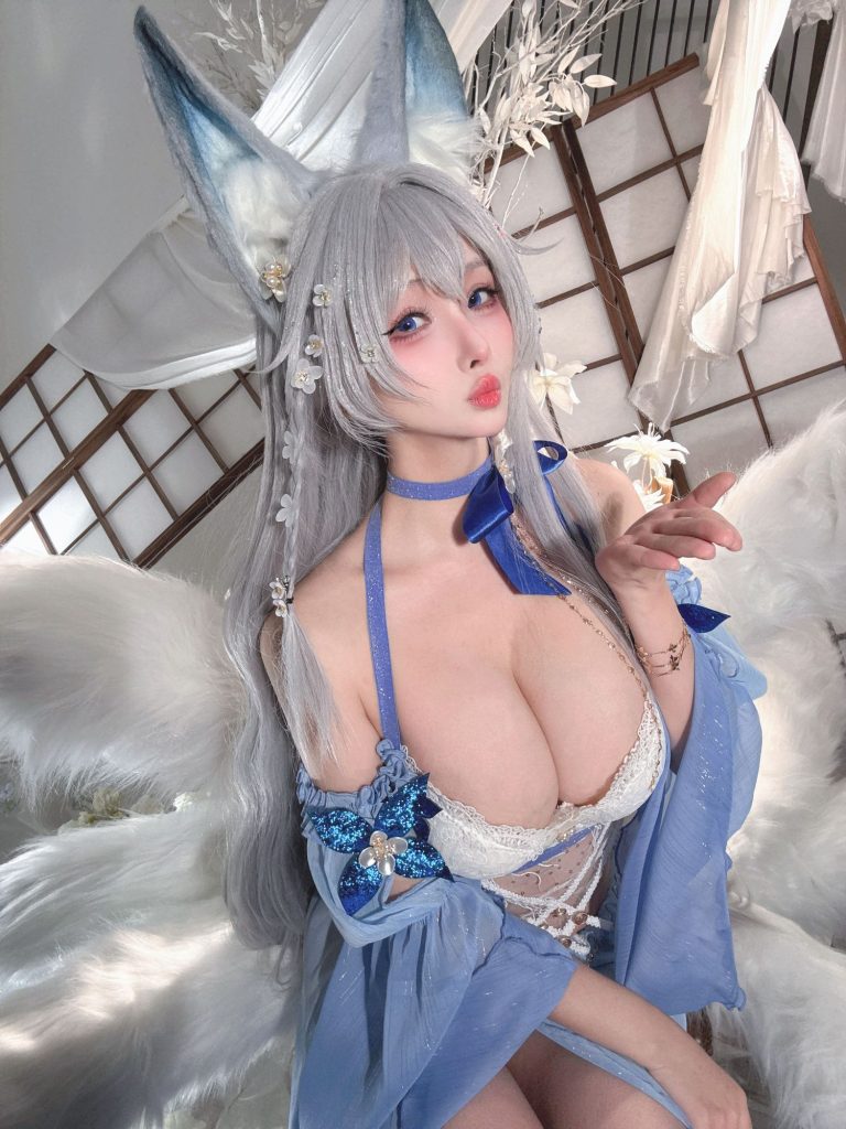 图片[3]-海岸线上的夏日信浓：rioko凉凉子用薄纱与浅笑织成清凉梦境-cos图咖