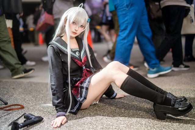 水手服下的冰冷观察者：Turq_KJ.幽鬼的死亡游戏美学-cos图咖