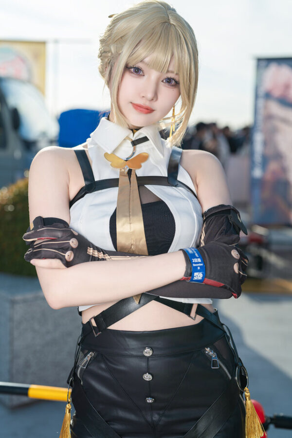 图片[4]-东京冬阳下的次元突破：高島江梨奈伊芙琳的展会高光-cos图咖