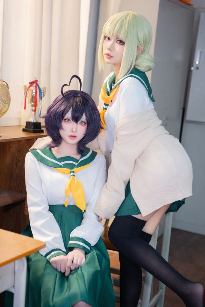 图片[4]-教室里的情绪留白：清水由乃柊舞缇娜的反差叙事-cos图咖