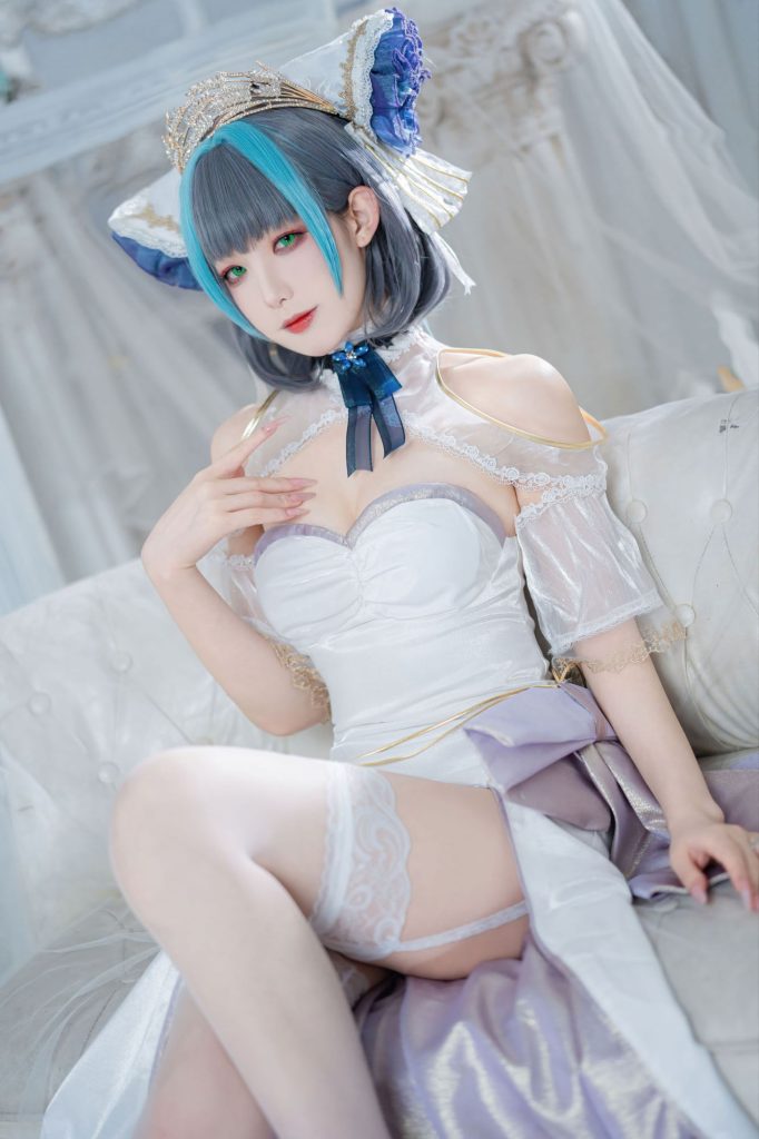 图片[3]-凡尔赛的猫系女王：封疆疆v柴郡的华贵娇俏时刻-cos图咖