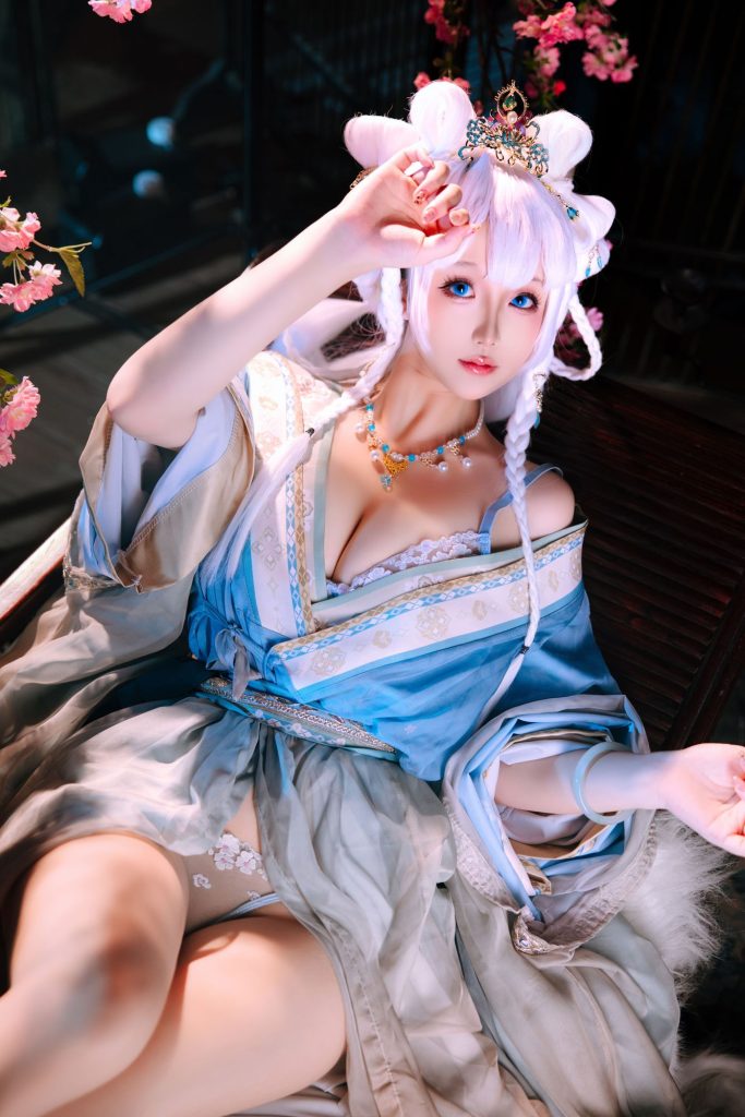 图片[4]-花影下的圣洁低语：日奈娇合欢宗圣女的灵动叙事-cos图咖
