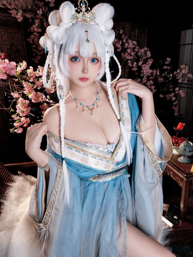图片[3]-花影下的圣洁低语：日奈娇合欢宗圣女的灵动叙事-cos图咖