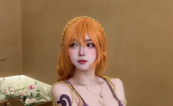 橘色风暴下的神级复刻：Cigw Pols娜美刺青细节封神-cos图咖