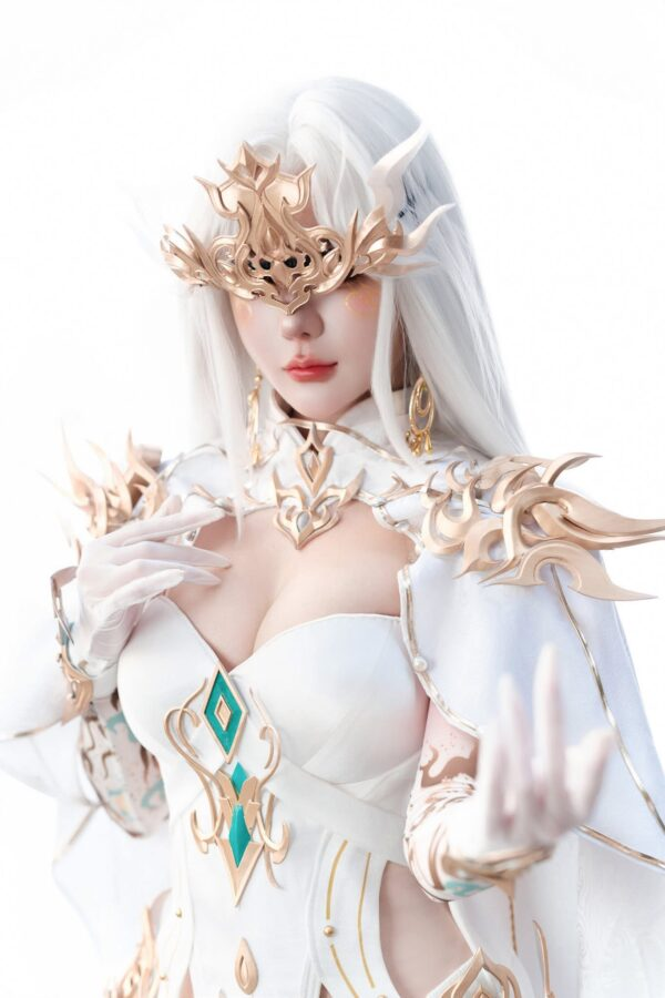 图片[2]-金甲白纱的仙域悲悯：Thien Thy诛仙圣女的破壁降临-cos图咖