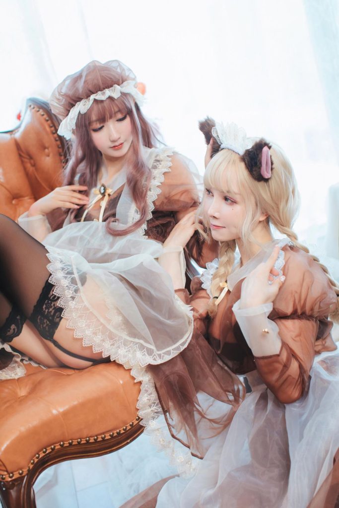 图片[2]-光影中的透明叙事：羽生三未×一千只猫薄禾的材质美学-cos图咖