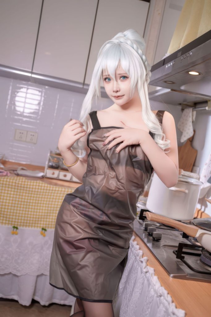 图片[4]-厨台边的冰雪低语：中岛莫之子i雪女的日常变奏-cos图咖