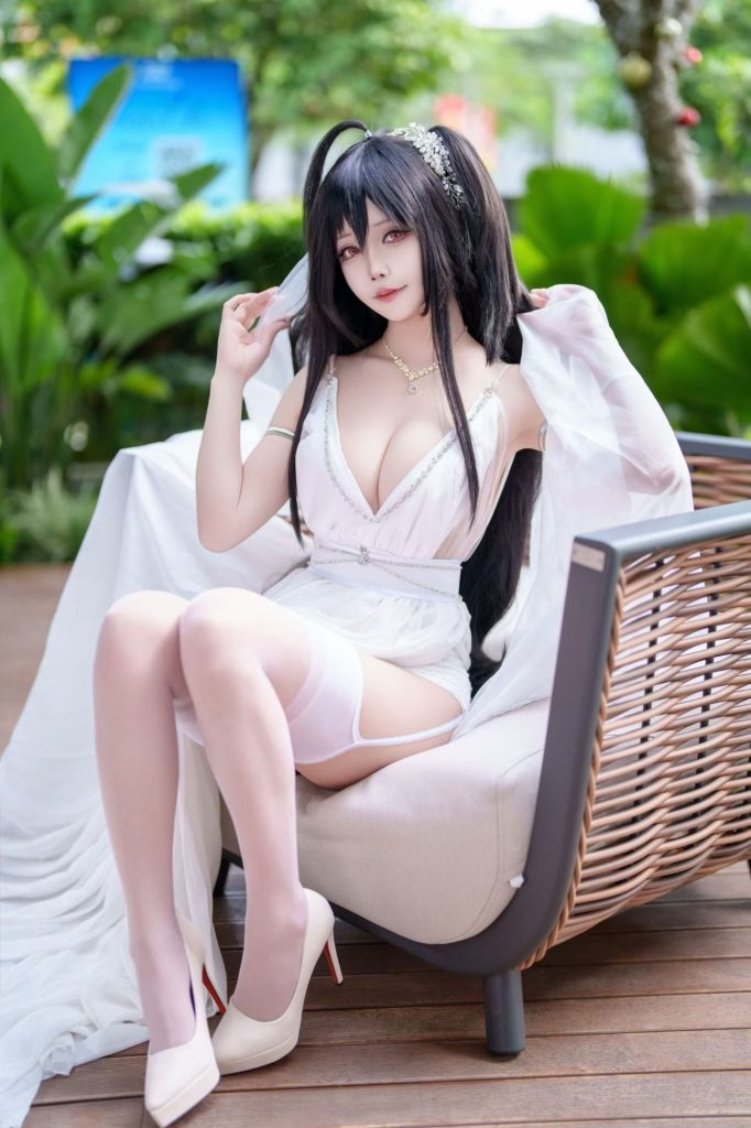 图片[2]-热带光影中的花嫁宣言：中岛莫之子i大凤的深情叙事-cos图咖
