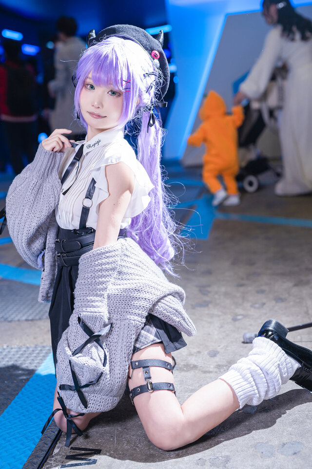 图片[2]-慵懒毛衣下的小恶魔叙事：Kurumi常暗永远的展会高光-cos图咖