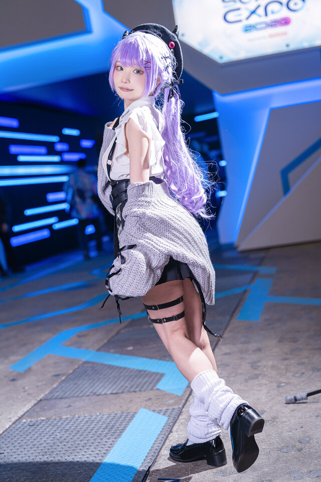 图片[4]-慵懒毛衣下的小恶魔叙事：Kurumi常暗永远的展会高光-cos图咖