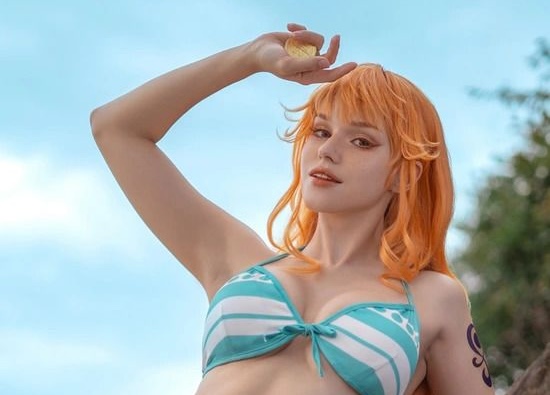香波地海岸的橘色风暴:Shirogane-sama娜美的破壁叙事-cos图咖