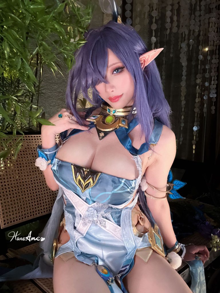 图片[2]-森林幻境中的精灵叙事：雨波_HaneAme菈乌玛的灵韵变奏-cos图咖