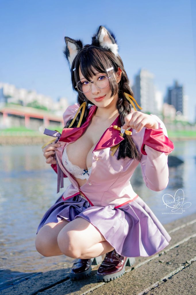 图片[4]-清冷与少女的边界叙事：雨波_HaneAme战场原黑仪的角色变奏-cos图咖