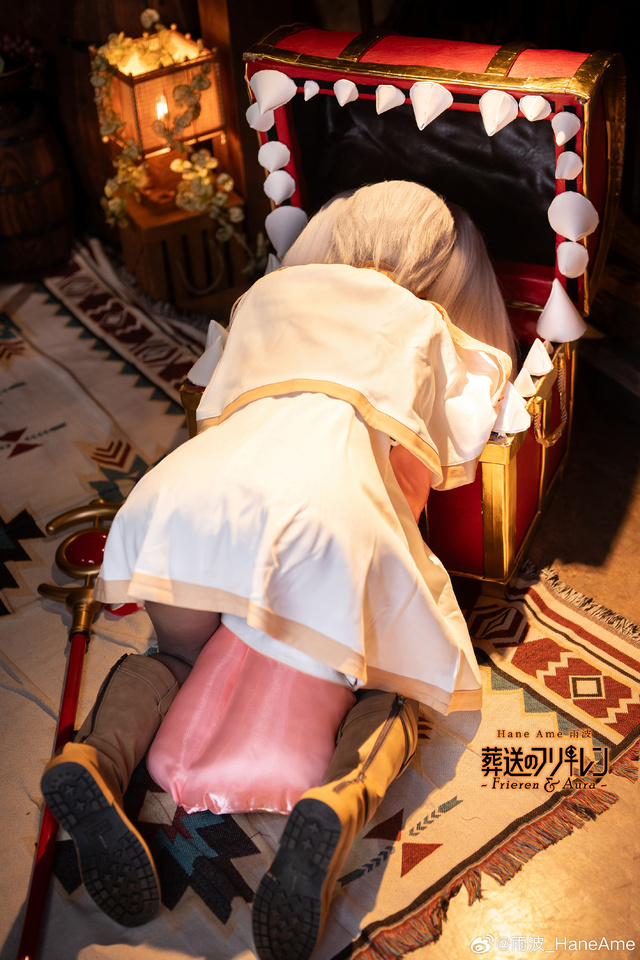 图片[2]-暖木客栈中的精灵变奏：雨波_HaneAme芙莉莲的清冽叙事-cos图咖